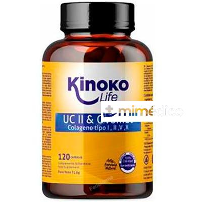 COLAGENO UC-II & OVOMET COLAGENO 120 CAP. KINOKO LIFE