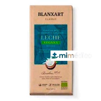 CHOCOLATE 60% CACAO CON LECHE DE COCO 75 GR ECO BLANXART
