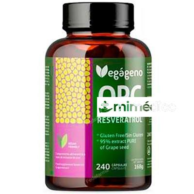 OPC SEMILLA UVA-RESVERASTROL 40 CAP. VEGAGENO