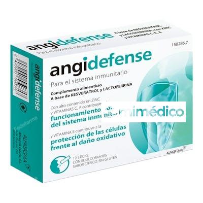 ANGIDEFENSE 12 STICKS BUCODISPERSABLES 1,8 G SABOR CITRICO ANGIDEFENSE