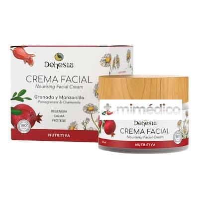 CREMA FACIAL NUTRITIVA BIO GRANADA-MANZANILLA 50ML DEHESIA