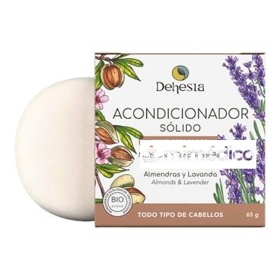 ACONDICIONADOR SOLIDO BIO ALMENDRAS Y LAVANDA 65GR DEHESIA