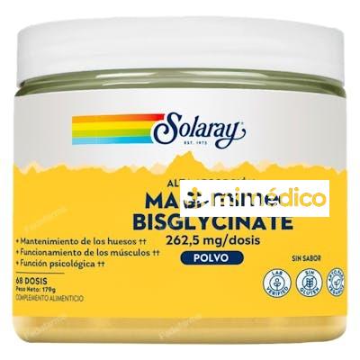 MAGNESIO BISIN GLUTENLYCINATE 179 GR. SOLARAY