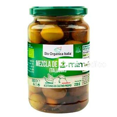 ACEITUNAS MEZCLA ITALIANAS 350 GR DEMETER BIO ORGANICA ITALIA