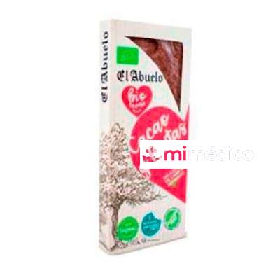 TURRON CACAO FRUTAS 200 GR  ECO SIN GLUTEN VEGAN EL ABUELO ECO BIOLOVERS