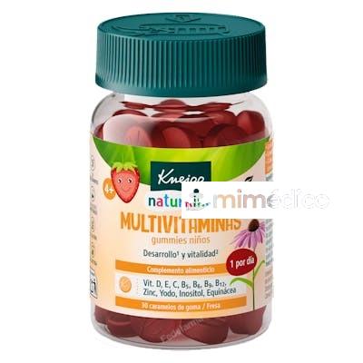 KNEIPP GUMMIES NINOS MULTIVITAMINAS 30 CARAMELOS SABOR FRESA KNEIPP