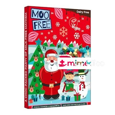 CALENDARIO DE  ADVIENTO CHOCOLATE BIO SIN GLUTEN VEGAN MOO FREE