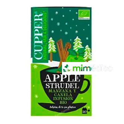 APPLE STRUDEL INFUSION 20BOLSITAS. BIO SIN GLUTEN VEGAN CUPPER