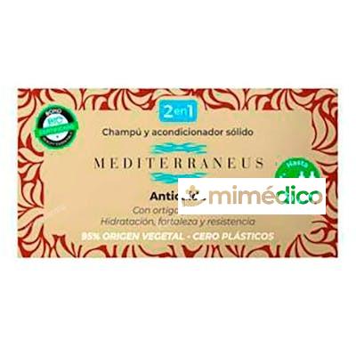 MEDITERRANEUS  CHAMPU-ACONDICIONADOR SOLIDO ANTICAIDA 55 GR. MUNDONATURAL