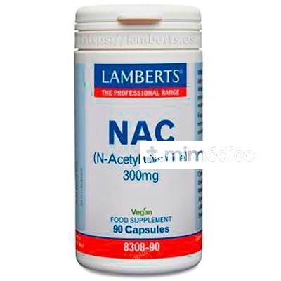 NAC (N-ACETIL CISTEINA) 300 MG 90 CAP. LAMBERTS