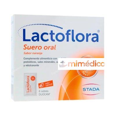 LACTOFLORA SUERO ORAL 6 SOBRES DUOCAM 6,58 G NARANJA LACTOFLORA