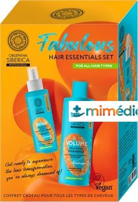 FABULOUS HAIR ESSENTIALS SET OBLEPIKHA CHAMPU VOLU 400 ML+SE NATURA SIBERICA