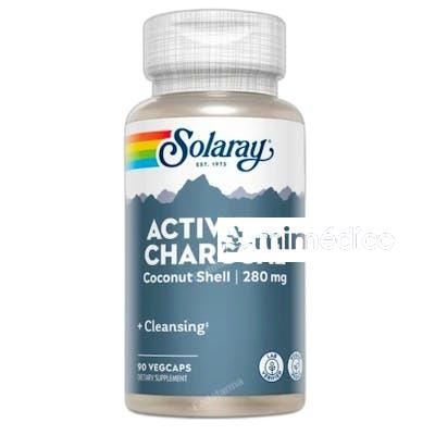 CHARCOAL ACTIVATED 90 CAP. SOLARAY
