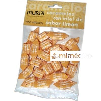 CARAMELOS DE MIEL Y LIMON SIN AZUCARZUCAR 100 GR MURIA