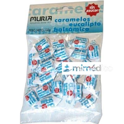 CARAMELOS DE MIEL Y EUCALIPTO  SIN AZUCARZUCAR 100 GR. MURIA
