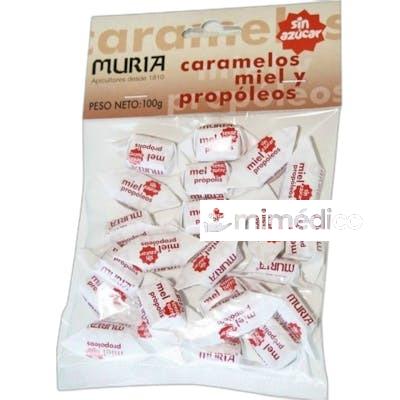 CARAMELOS DE MIEL Y PROPOLEOS  SIN AZUCARZUCAR 250 GR. MURIA