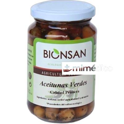 ACEITUNA VERDE MANZANILLA PROXIMIDAD 200 GR. ECO BIONSAN
