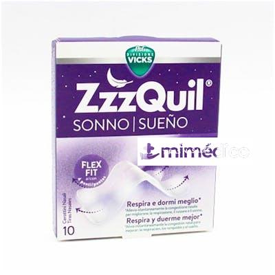 ZZZQUIL SUENO 10 TIRAS NASALES ZZZQUIL