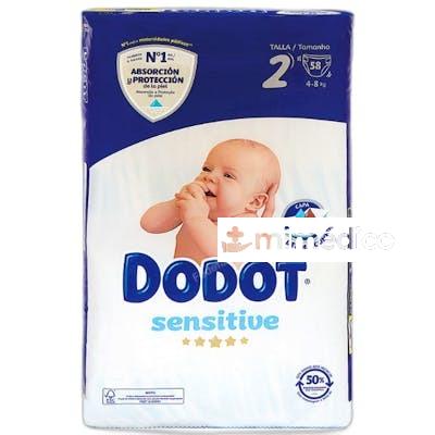 DODOT PANAL INF SENSITIVE T2 4-8 KG 58 UN DODOT