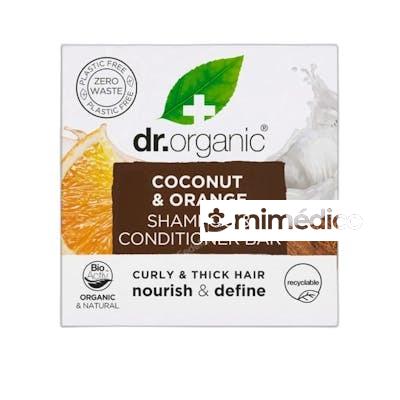 CHAMPU-ACONDICIONADOR SOLIDO COCO-NARANJA 75 GR DR. ORGANIC