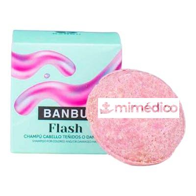 FLASH CHAMPU REPARADOR SOLIDO 75 GR. BANBU