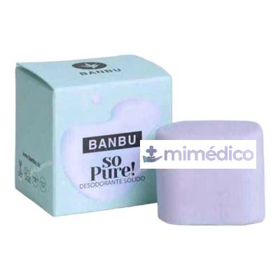 SO PURE DESODORANTE SOLIDO 50 GR. BANBU