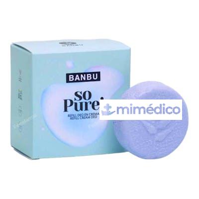 SO PURE REFILL DESODORANTE CREMA SO PURE 50 ML. BANBU