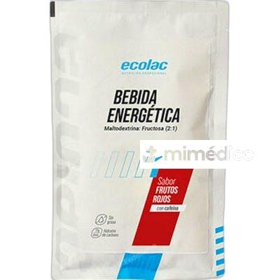 PREP.POLVO BEBIDA FRUTO ROJO ENERG. C/CAFEINA 80GR ECOLAC