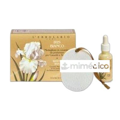 IRIS BLANCO MEDALLON CERAMICA PERFUMADO 30 ML.  L´ERBOLARIO