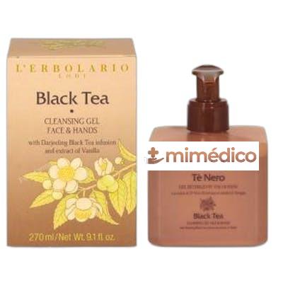 TE NEGRO DETERGENTE CARA-MANOS 270 ML. L´ERBOLARIO