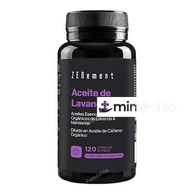 ACEITE DE LAVANDA CON MANDARINA-CAÑAMO 120 CAPS. ZENEMENT