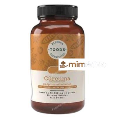 TOODS CURCUMA 60 COMP HERBORA