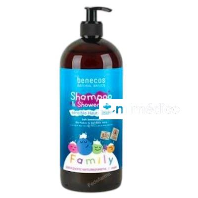 CHAMPU-GEL FAMILIAR SOFT SWEETNESS COCO-ALOE 950 ML. BENECOS