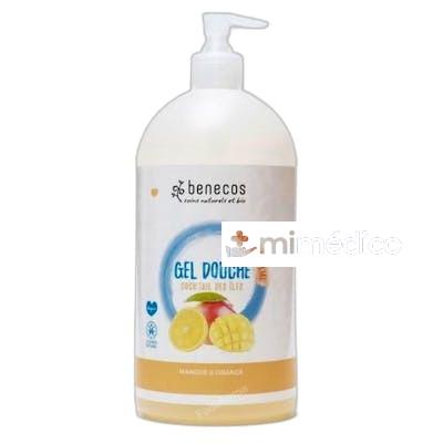 GEL BAÑO FAMILIAR FRUIT BEAUTY MANGO-NARANJA 950 ML. BENECOS