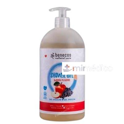 GEL BAÑO FAMILIAR GARDEN PLEASURE MANZANA-UVA 950 ML. BENECOS