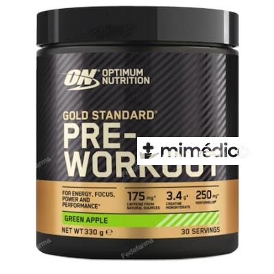 ON GOLD STANDARD PRE WORKOUT 300G GREEN APPLE OPTIMUM NUTRITION