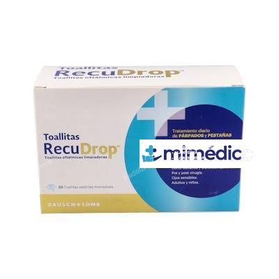 RECUDROP TOALLITAS 20 TOALLITAS MONODOSIS BAUSCH LOMB