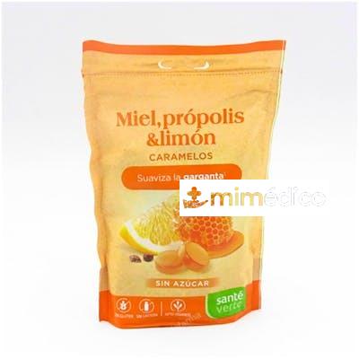 SANTE VERTE CARAMELOS MIEL PROPOL LIMON 60G BOLSA CINFA