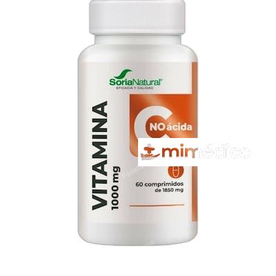 VITAMINA C NO ACIDA 1000MG 60 COMP SORIA NATURAL
