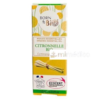 CITRONELA ACEITE ESENCIAL ORGANICO 10 ML BIO BORN TO BIO