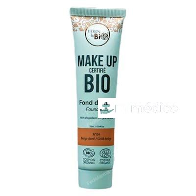 BASE ORGANICA N4 GOLDEN BEIGE 25 ML BORN TO BIO