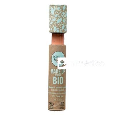 BARRA DE LABIOS LIQUIDA ORGANICA N1 PINK NUDE 3 ML BORN TO BIO