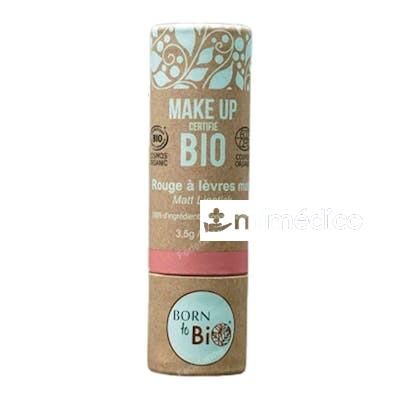 BARRA DE LABIOS MATE N2 PINK NUDE 3,5 GR. BORN TO BIO