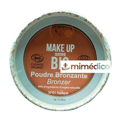 POLVO BRONCEADOR ORGANICO N1 NATURAL 7 GR. BORN TO BIO