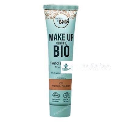 BASE ORGANICA N3 PINK BEIGE 25 ML BORN TO BIO