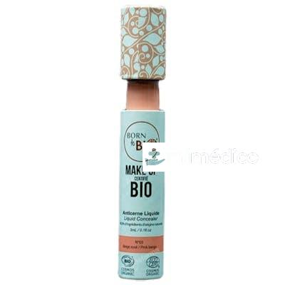 CORRECTOR LIQUIDO ORGANICO  N3 PINK BEIGE 3 ML BORN TO BIO