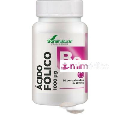 ACIDO FOLICO +B9 90 COMP. SORIA NATURAL