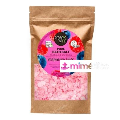 SALES DE BAÑO PURAS  RASPBERRY BLISS 500 GR. ORGANIC SHOP