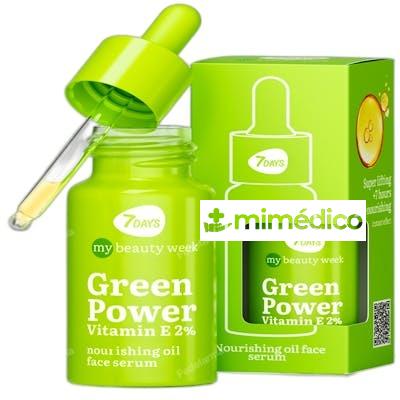 GREEN POWER VITAMIN E 2 ACEITE NUTRITIVO SUERO FACIAL 20 ML 7DAYS