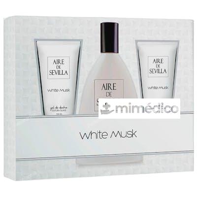 AIRE DE SEVILLA WHITE MUSK LOTE 3 PZ AIRE DE SEVILLA
